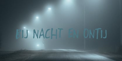 Night Delivery Pro Font Poster 2