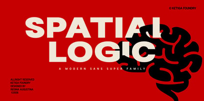 Spatial Logic Font Poster 1