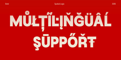 Spatial Logic Font Poster 8