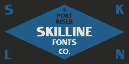 SFC Port Riser Font Poster 7