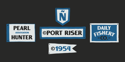 SFC Port Riser Font Poster 5