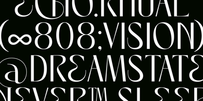 Rhythm The Night Font Poster 9