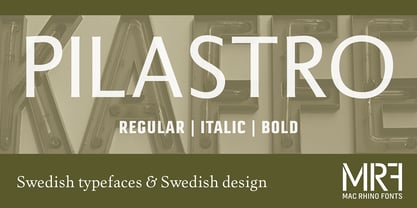 Pilastro Font Poster 1