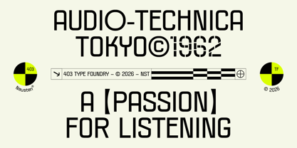 403 Neusten Font Poster 3