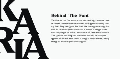 Karia Font Poster 2