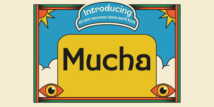 Mucha Font Poster 1