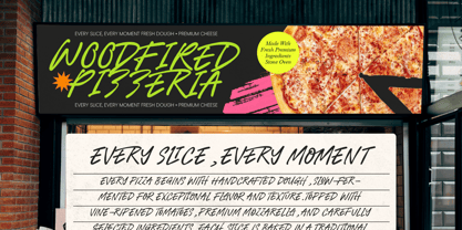Serlin Monarch Font Poster 4