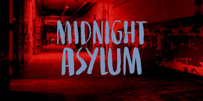 Midnight Asylum Pro Font Poster 1