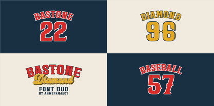 Bastone Diamond Font Poster 7