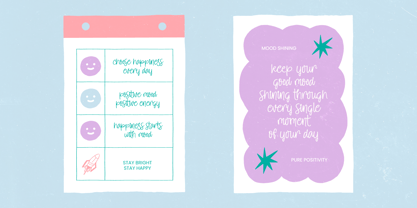 Holfing Notes Font Poster 6