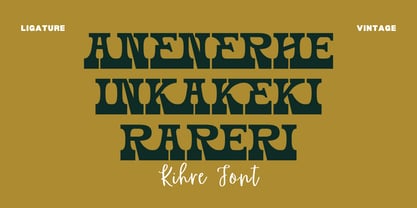Kireon Font Poster 4
