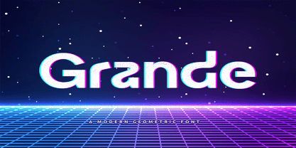 Grande Font Poster 1