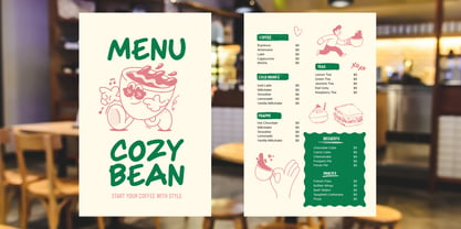 Food Marker Font Poster 5