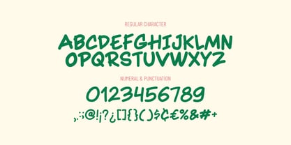 Food Marker Font Poster 4