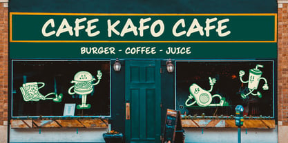 Food Marker Font Poster 9