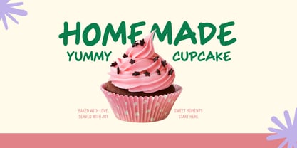 Food Marker Font Poster 3