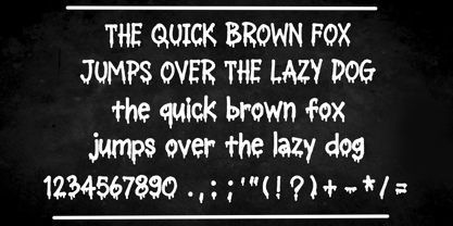 Ink Drips Tag Marker Font Poster 4