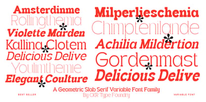 CKR Slab Font Poster 4