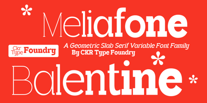 CKR Slab Font Poster 3