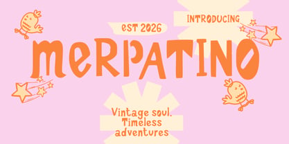 Merpatino Font Poster 1