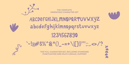 Merpatino Font Poster 5