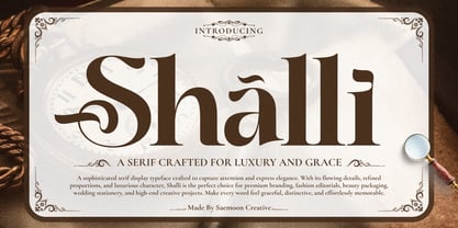 Shalli Font Poster 1