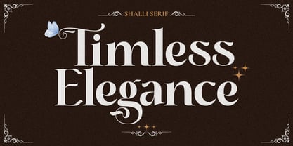 Shalli Font Poster 10