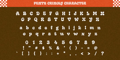 Pentz Crinoly Font Poster 9