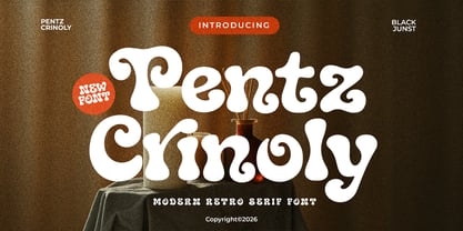 Pentz Crinoly Font Poster 1