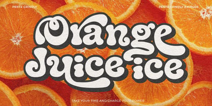 Pentz Crinoly Font Poster 12