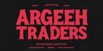 Argeeh Traders Font Poster 1