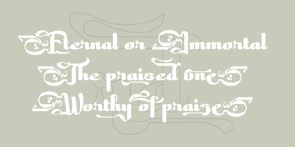 Muthainah Font Poster 2
