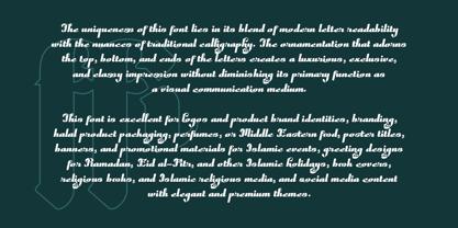 Muthainah Font Poster 9