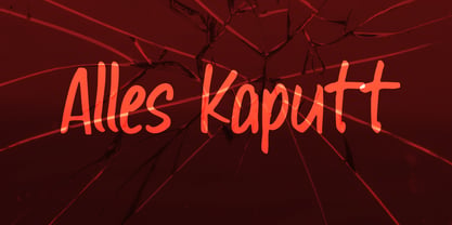 Alles Kaputt Pro Font Poster 1