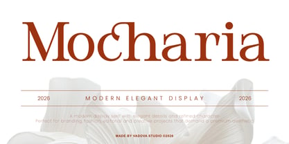 Mocharia Font Poster 1