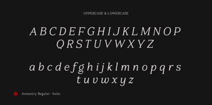 Animetry Font Poster 3