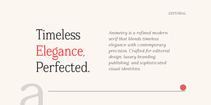 Animetry Font Poster 4