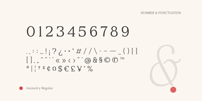 Animetry Font Poster 7