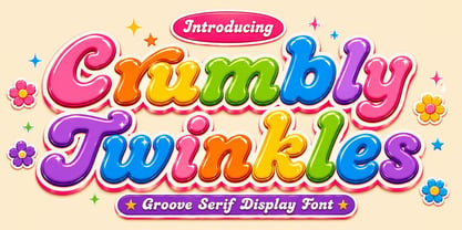 Crumbly Twinkles Font Poster 1