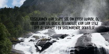 Fossegrim Pro Font Poster 5