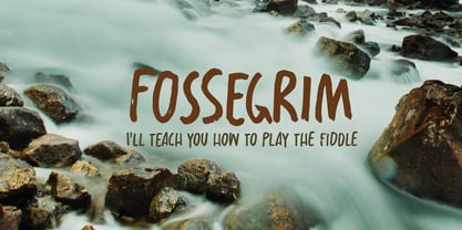 Fossegrim Pro Font Poster 1