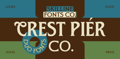 SFC Crest Pier Font Poster 1