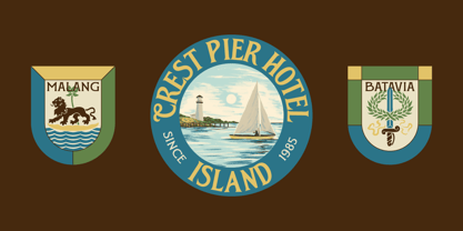 SFC Crest Pier Font Poster 9