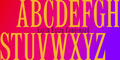 Latin CT Font Poster 1