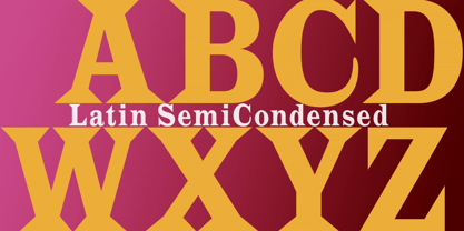 Latin CT Font Poster 15
