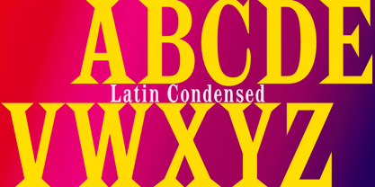 Latin CT Font Poster 7