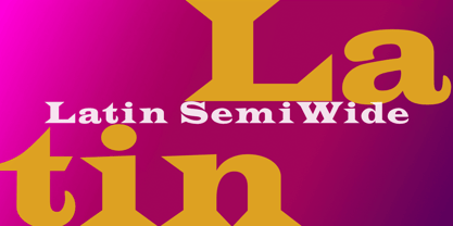 Latin CT Font Poster 11