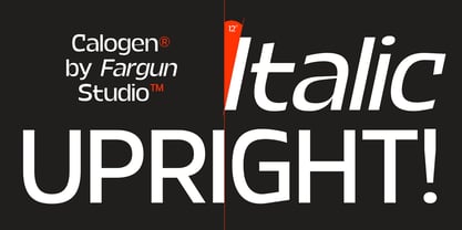 Calogen Font Poster 4