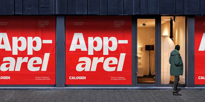 Calogen Font Poster 12