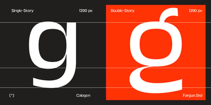 Calogen Font Poster 5